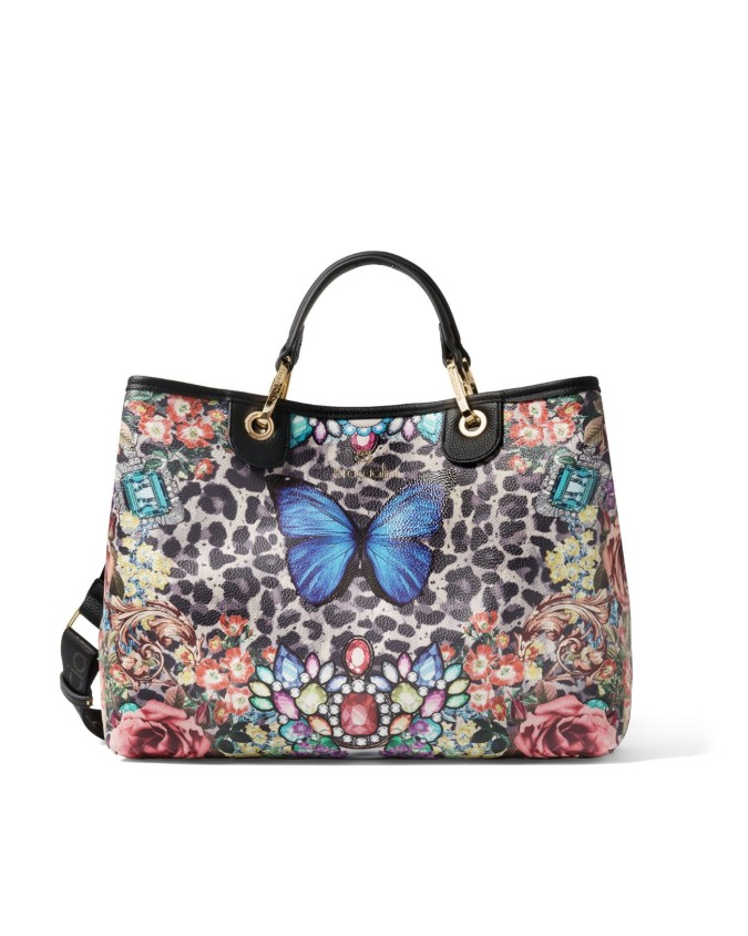 Braccialini - Borsa a mano con tracolla in ecopelle Beth Special