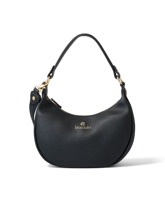 Braccialini - Borsa a spalla in ecopelle con manico singolo e tracolla Giselle