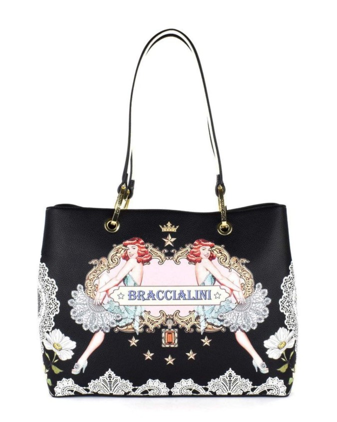 Braccialini - Borsa a spalla in ecopelle Britney