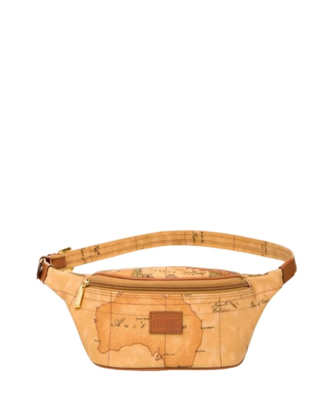 Alviero Martini Prima Classe - Marsupio in tessuto stampa Geo Classic