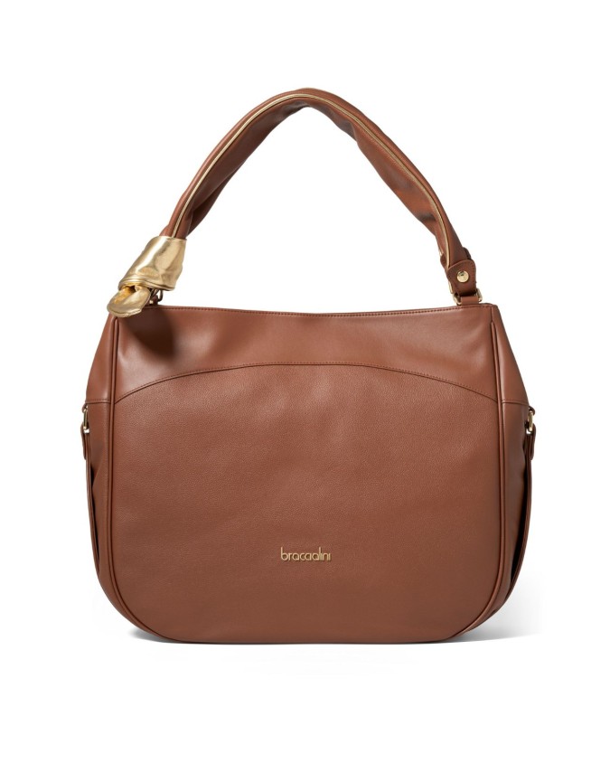 Braccialini - Borsa a spalla in pelle con doppio manico Greta