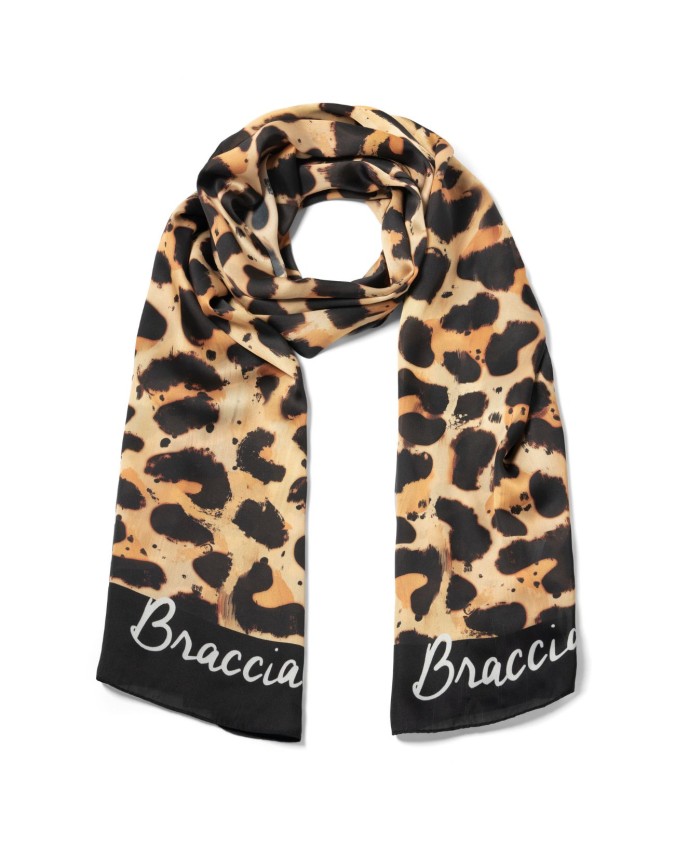 Braccialini - Foulard donna in tessuto animalier