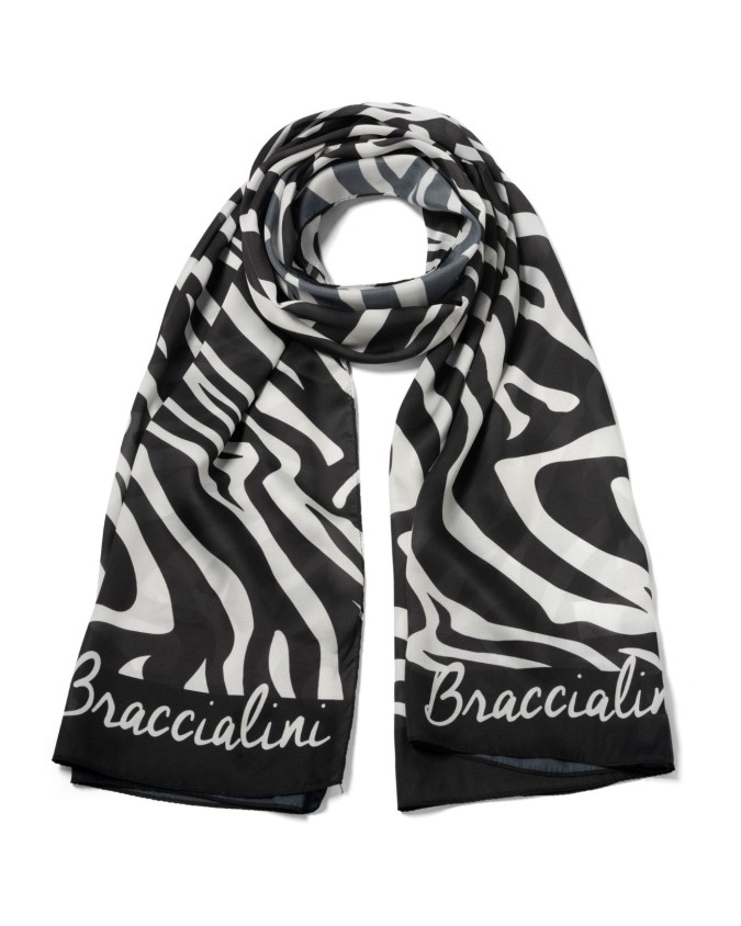 Braccialini - Foulard donna in tessuto animalier