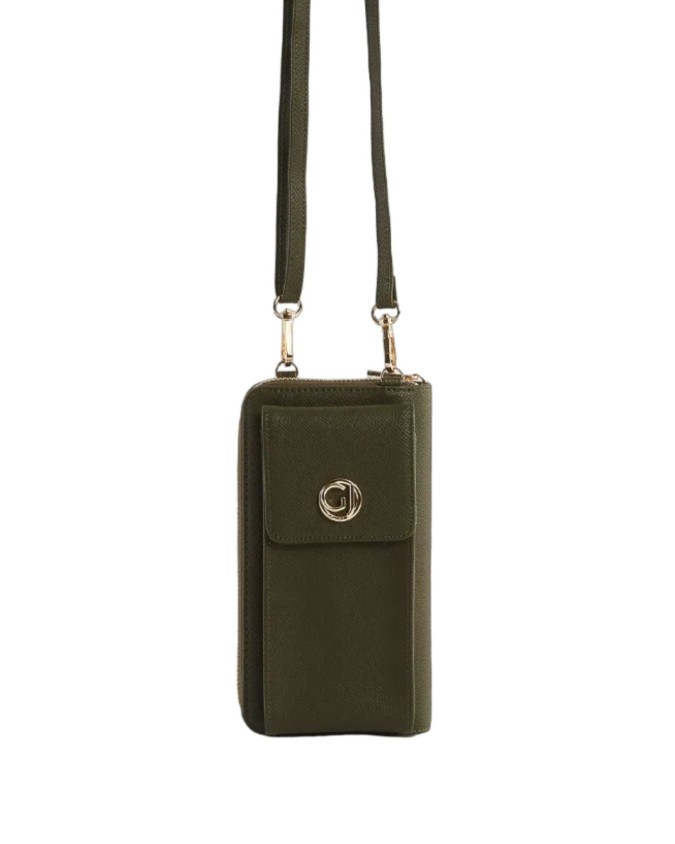 Gaudì - Porta cellulare in ecopelle con tracolla Amanda