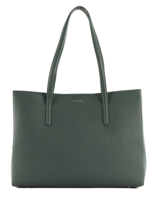 Coccinelle - Borsa shopping in pelle con doppio manico Swap