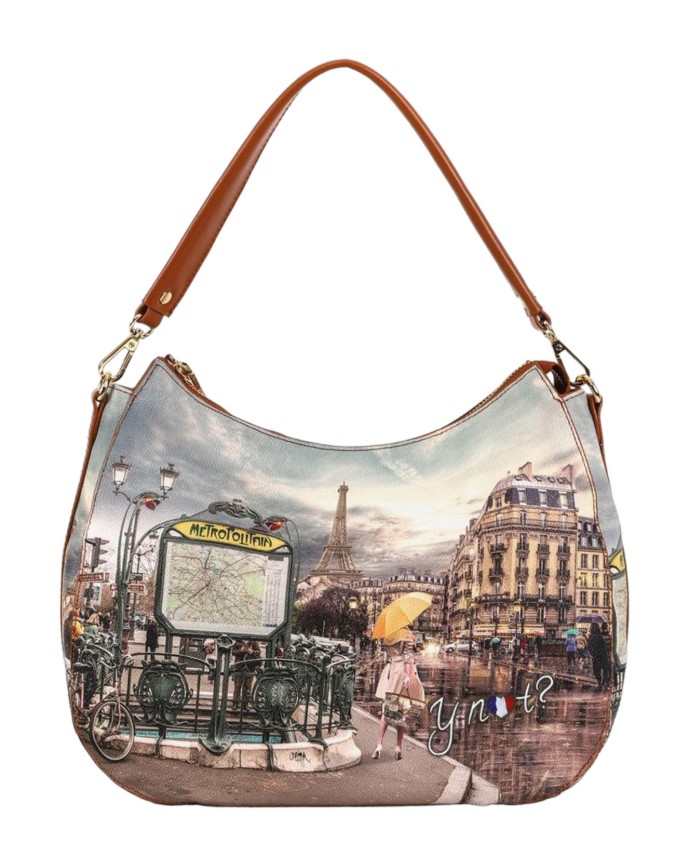 Ynot - Borsa a spalla con manico singolo in ecopelle Yesbag