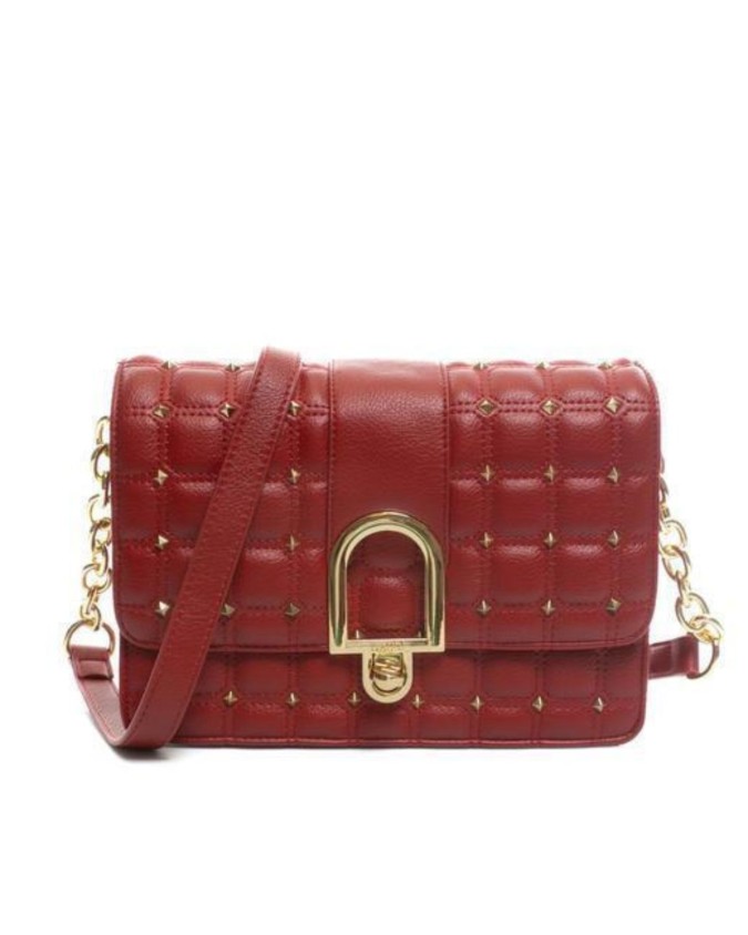 Gaudì - Borsa  a tracolla in ecopelle matelassè con borchie Eleonora Studs