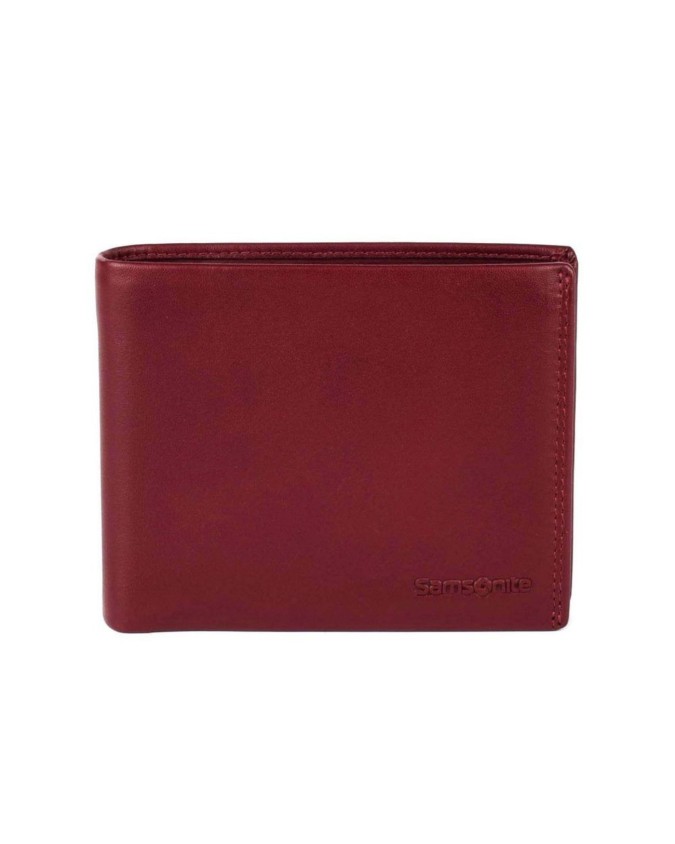 Samsonite - Portafoglio uomo in pelle con doppia cucitura Attack 2 SLG