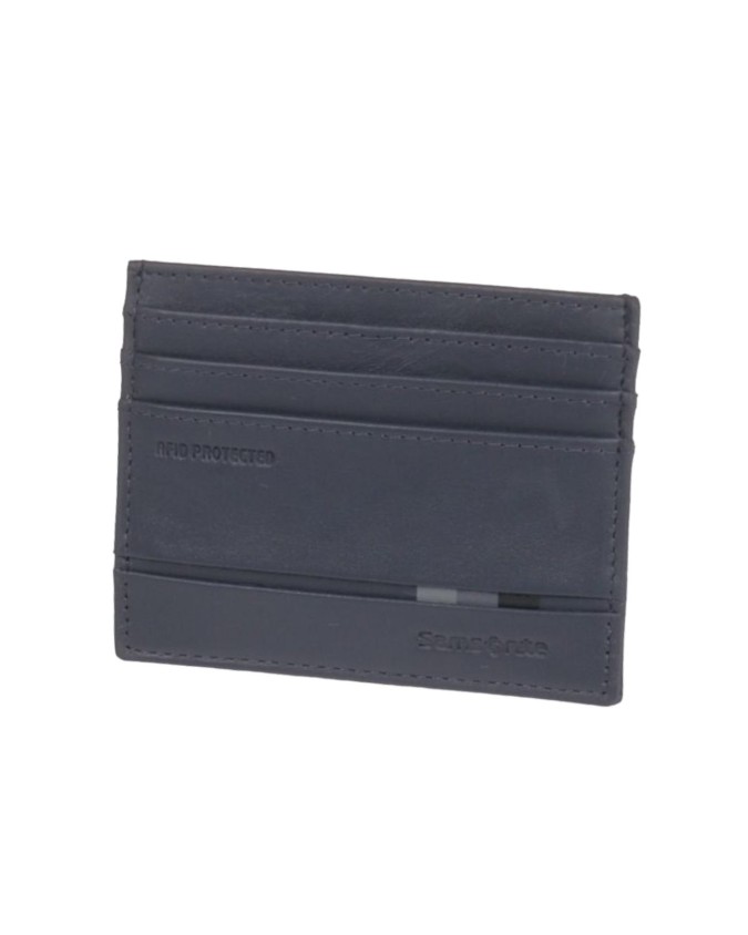 Samsonite - Porta carte di credito uomo in pelle piccolo Flagged 2.0 SLG