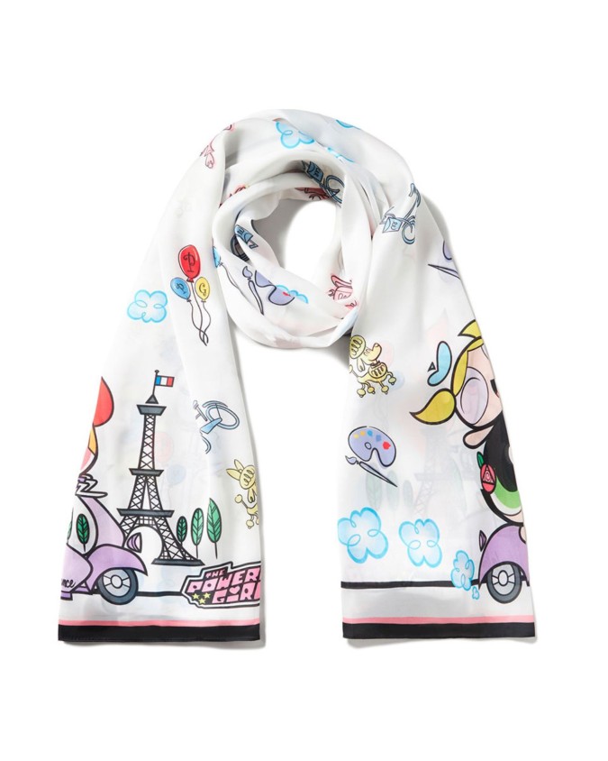 Braccialini - Foulard donna in poliestere Bianco Superchicche