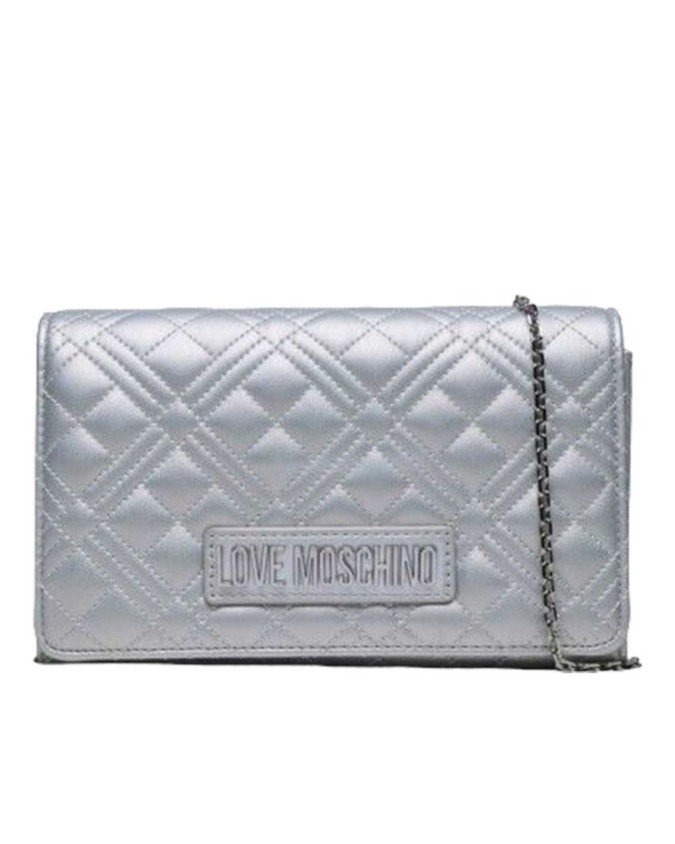 Love Moschino - Borsa a tracolla in ecopelle trapuntata con logo