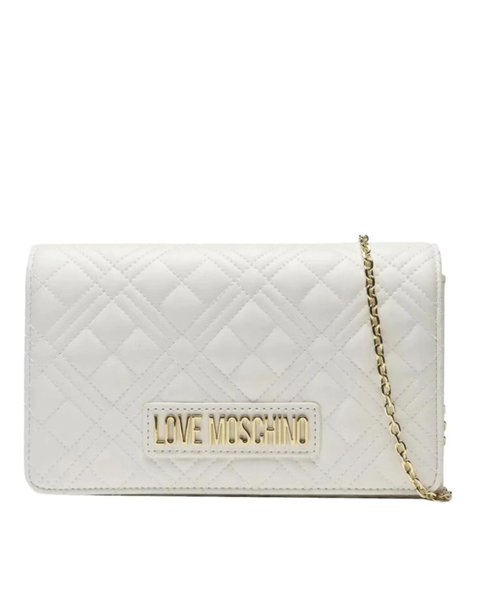 Love Moschino - Borsa a tracolla in ecopelle trapuntata con logo