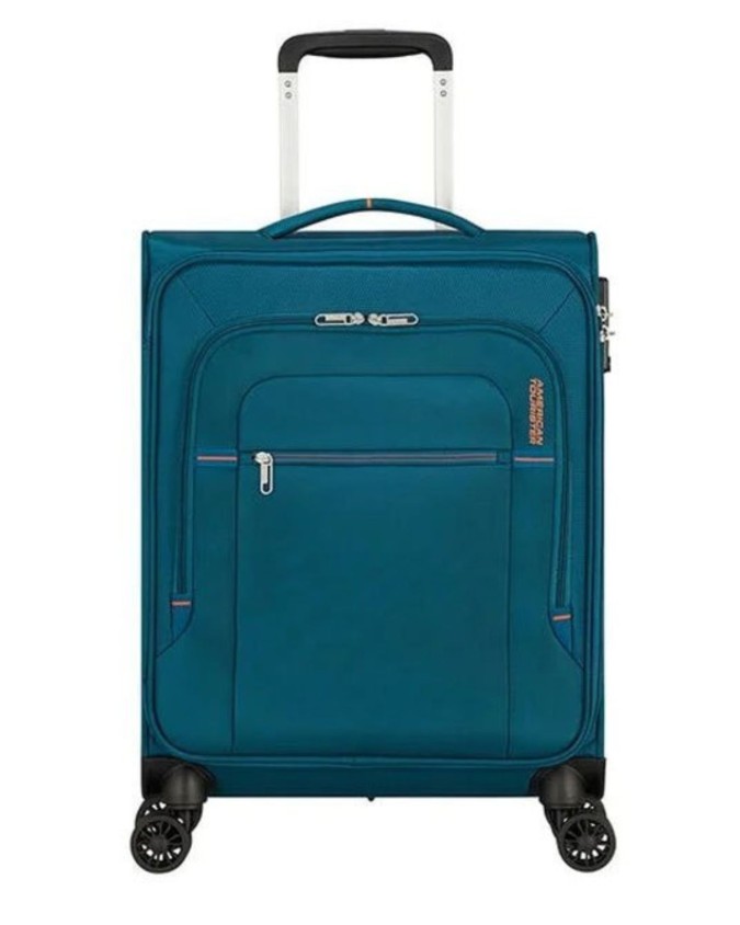 American Tourister - Trolley cabina in poliestere 4 ruote 55 cm Crosstrack