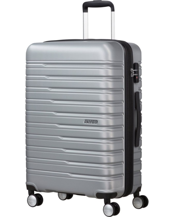 Samsonite - Trolley medio espandibile in polipropilene 67 cm 4 ruote Flashline