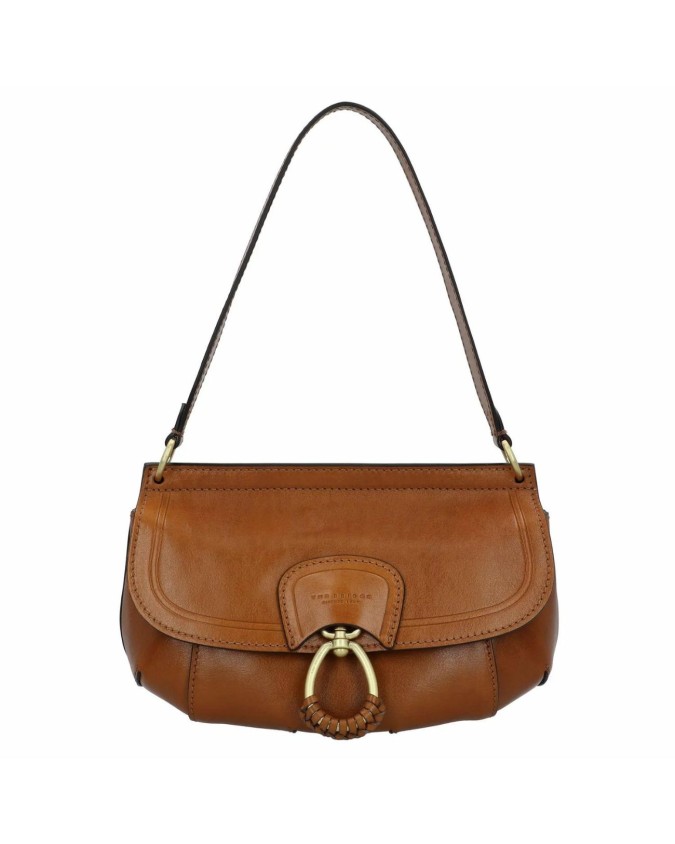 The Bridge - Borsa a spalla baguette con manico singolo in pelle Erica