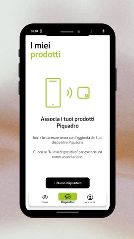 Pagina i miei prodotti app Piquadro