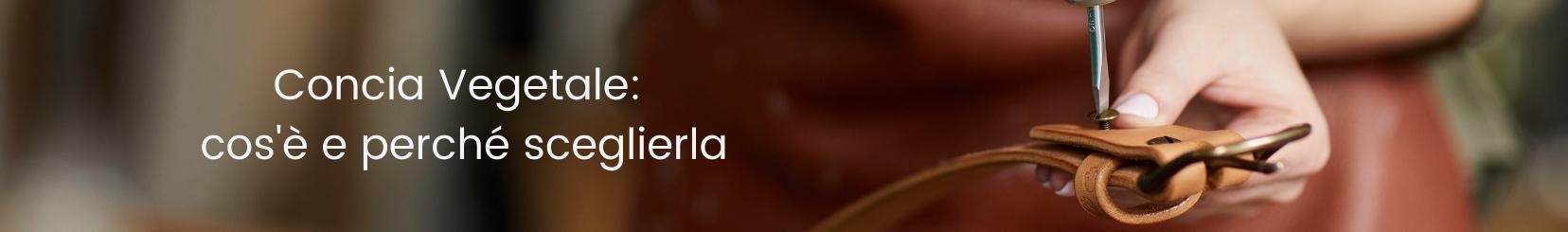 Cos'è la concia al vegetale?
